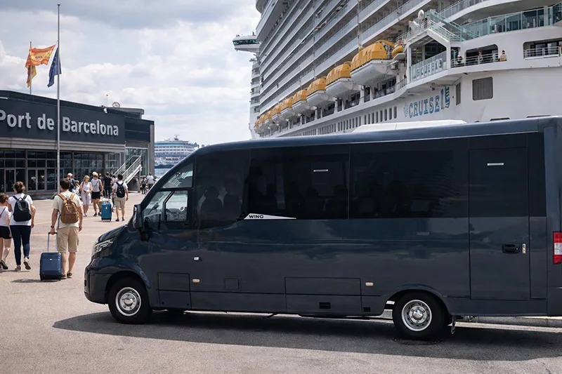 Private cruise transfer from the Port of Barcelona