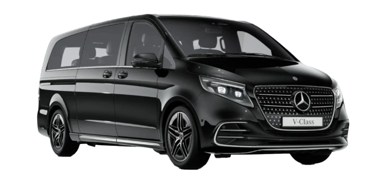 Mercedes V-Class private chauffeur van in Barcelona